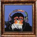 animal oil painting on canvas of Monkey